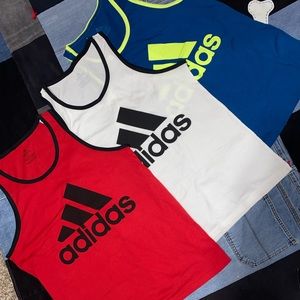 3 pack adidas tank tops